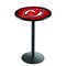 Holland Bar Stool Co 36" Blk Wrinkle New Jersey Devils Pub Table L214B3628NJDevl - alternate 1